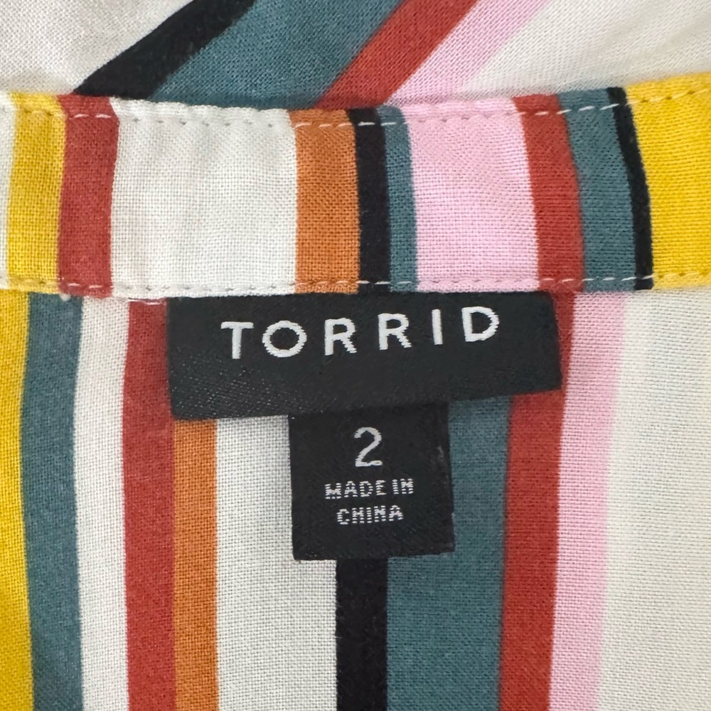 Torrid Multicolored Stripe - image 3